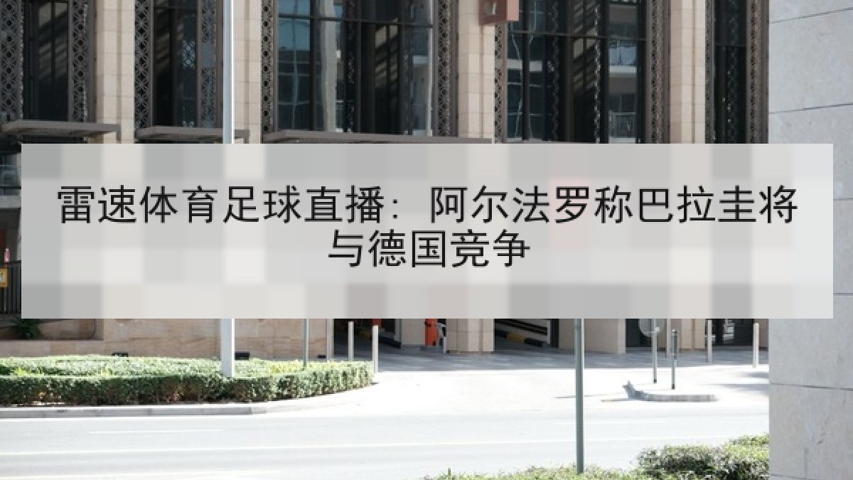 雷速体育足球直播: 阿尔法罗称巴拉圭将与德国竞争